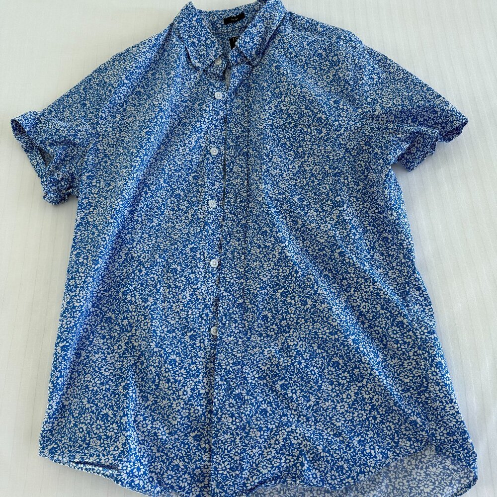 J Crew Slim Flex Washed button down